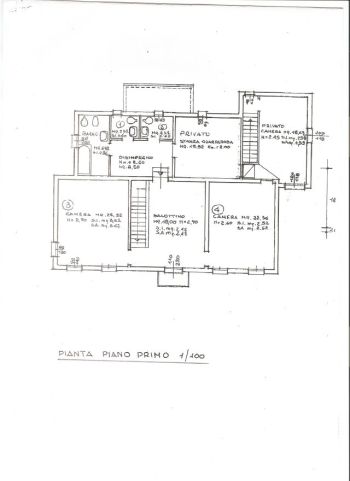 Villa singola con ampio scoperto privato - Planimetria