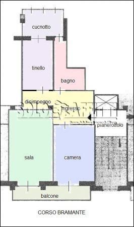 Casa con balcone Molinette