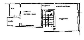 Bilocale Firenze - Planimetria