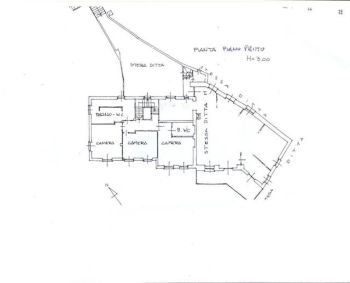 Villa arredata con posto auto Cavoretto - Planimetria
