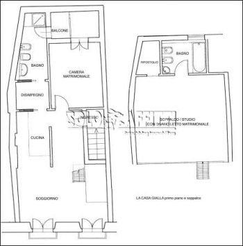 Trilocale arredato con balcone Stampace
