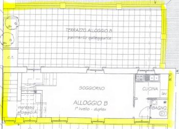 Appartamento affitto Torino - Planimetria