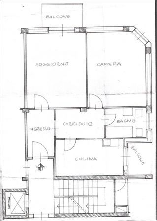 Casa arredata con balcone Zona stazione (nord)