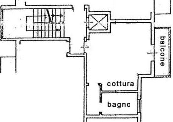 Monolocale arredato con garage Boccaleone