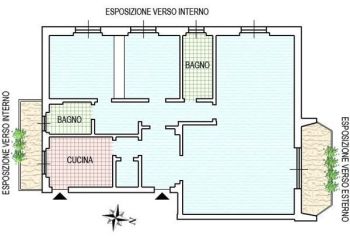 Casa nuova costruzione con garage Milano - Planimetria