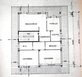 Trilocale in villa, no spese condominial - Planimetria