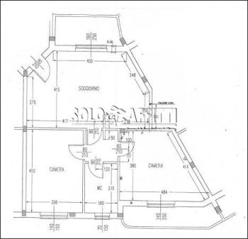 Appartamento arredato con balcone Cavaione