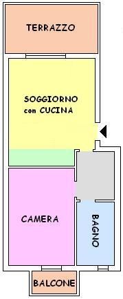 Appartamento con balcone e terrazzo
