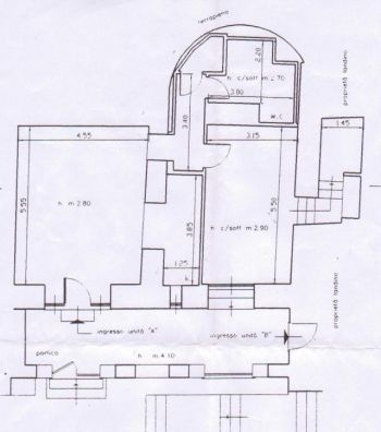 Appartamento con terrazzo Napoli - Planimetria