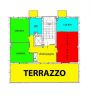 Trilocale arredato con balcone Greco , monza ,