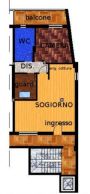 Trilocale con balcone Paderno Dugnano