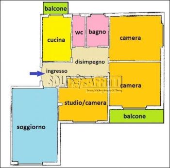 Casa arredata con balcone Gianicolense