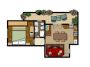 Bilocale arredato con terrazzo Affori, bovisa,