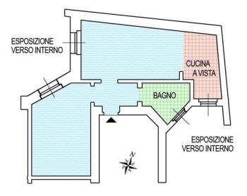 Appartamento affitto Milano - Planimetria
