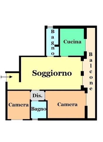 Trilocale nuova costruzione Porta nuova - Bagno