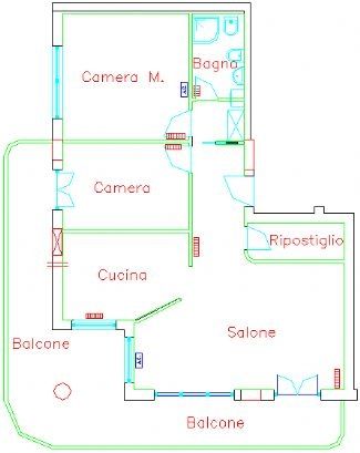 Casa con terrazzo e balcone Reggio Calabria