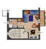 Loft arredato con aria condizionata