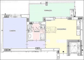 Casa arredata con terrazzo San paolo