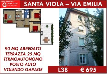 Casa con balcone e terrazzo Santa viola