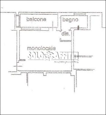 Monolocale arredato con posto auto Case gentili