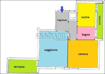 Appartamento arredato con terrazzo Monteverde, gianicolense
