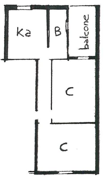 Trilocale Ad.ze sant'orsola - Planimetria