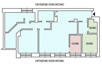 Appartamento affitto Milano - Planimetria
