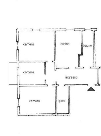 Casa con balcone Stazione treni