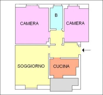 Appartamento con balcone S.andrea