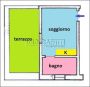 Monolocale arredato con terrazzo Appio latino,