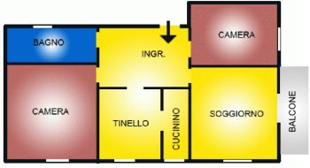 Casa con balcone Bolognina
