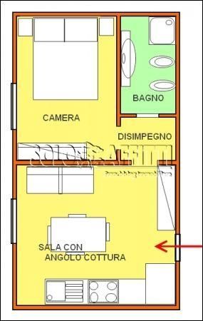 Casa arredata con garage Cicogna
