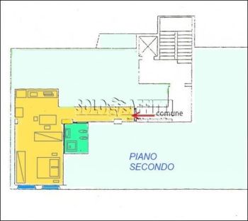 Monolocale arredato con posto auto Marconi